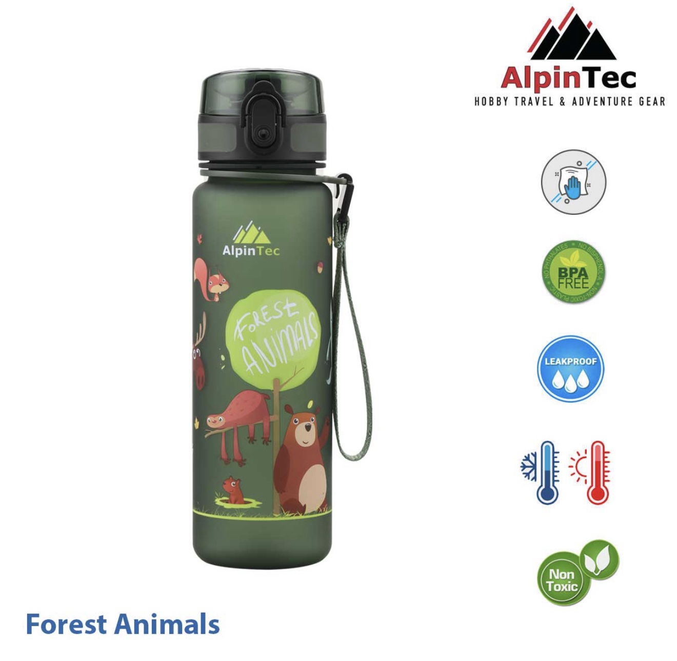 Παγούρι -forest animal- 500ml -alpintec