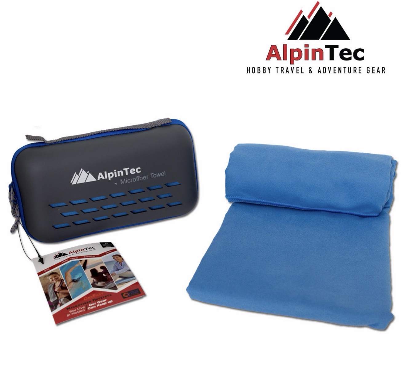 Microfiber dry fast XXL 90-180cm -γαλάζιο